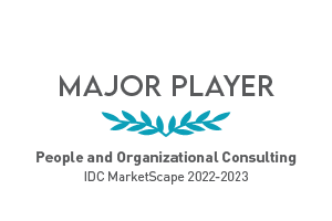 IDC Major Player for People and Organizational Consulting